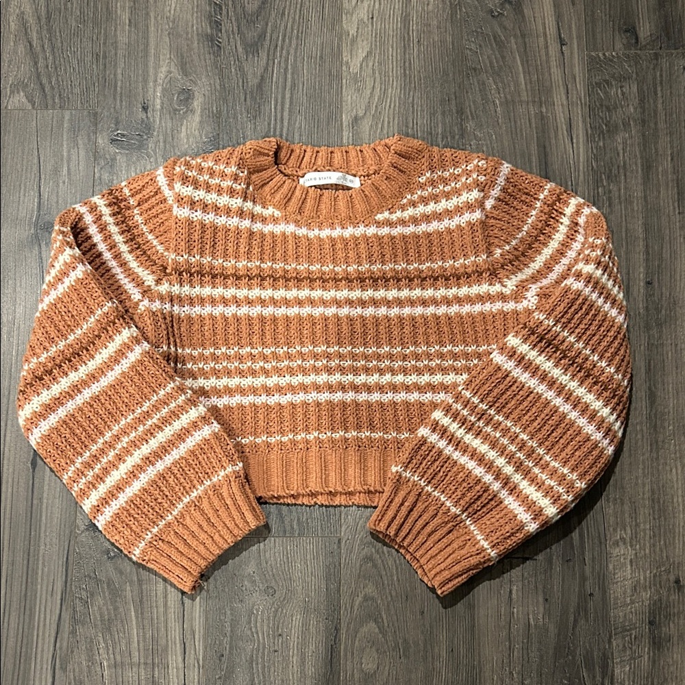 Altar'd State Warm Striped Sweater